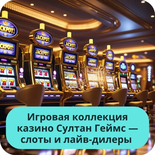 Игровая коллекция казино Султан Геймс — слоты и лайв-дилеры