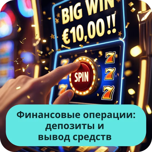 Финансовые операции: депозиты и вывод средств
