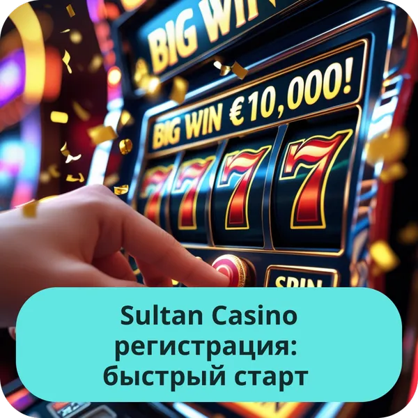 Sultan Casino регистрация: быстрый старт